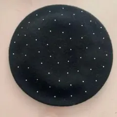 ZARA シャイニーディテール入りウールベレー帽