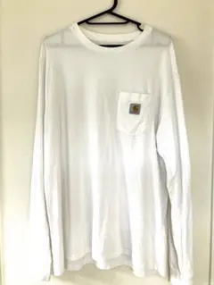 carhartt ホワイト 長袖カットソー L