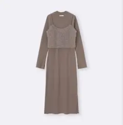 【未使用】GU(ジーユー) キャミソールビスチェ M ふわふわ