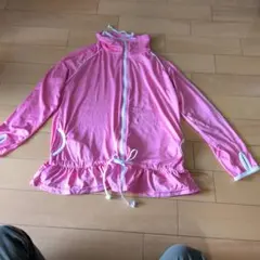 ピンク フード付き ラッシュガード