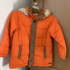 値下げ　ダブルビー ジャンパー　ファー付き　120