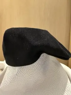 KANGOL 黒いウールベレー帽