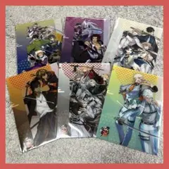 刀剣乱舞 クリアファイル 全6枚セット　コンプリート