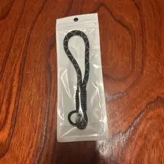 ブラックドット模様ストラップ