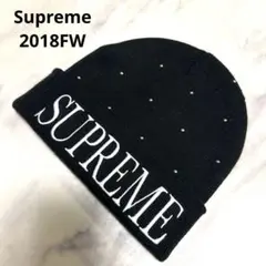 【稀少】 Supreme シュプリーム スタッズ ビーニー キャップ 黒