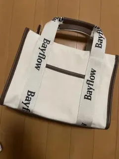 Bayflow ロゴテープキャンバストート