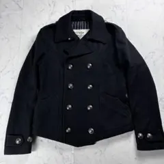 PPFM ピーピーエフエム ナポレオンコート　ピーコートL ブラック y2k