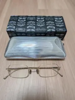 상태좋음 EYEVAN 7285 780 メガネ ゴールド 801