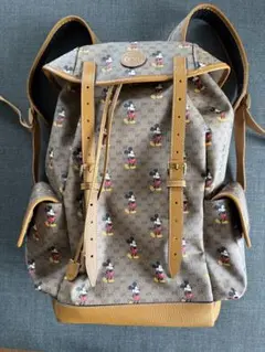 【美品/希少】GUCCI×Disney ミッキーマウスリュック バックパックのサムネイル