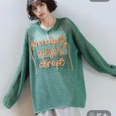完売！PAGEBOYメッシュロゴプルオーバー