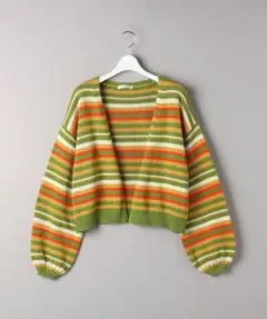 FREAK'S STORE カラフルボーダーニットカーディガン