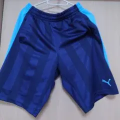 PUMA ハーフパンツ S ネイビー/ライトブルー