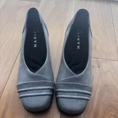 未使用級美品✨MARIKA マリカ５Ｅ軽量 パンプス24.5cm グレー