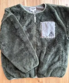 130cm MONOSO フリースジャケット オリーブグリーン アウター　深緑