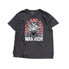 7TSM2 スカルインディアン　プリントTシャツ　アメカジ　US古着