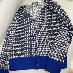 Les Copains（レ・コパン）カーディガン44新品同様シルク　ウール