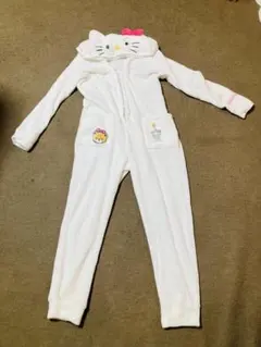 ハロウィン気分、キティちゃん着ぐるみルームウェア　1度だけ着用 値下げ可