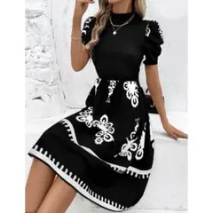 残り1点✨ZARAジャンル 海外ファッション 着痩せワンピース