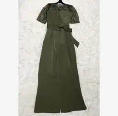 GIRL レースブラウス＆ベアトップジャンプスーツ セットアップ　パンツドレス