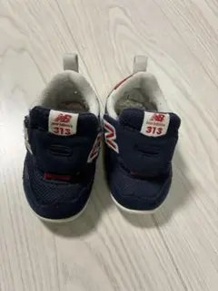 New Balance 313 ベビーシューズ ネイビー/レッド