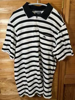 BURBERRY GOLF ストライプポロシャツ 半袖(中古)