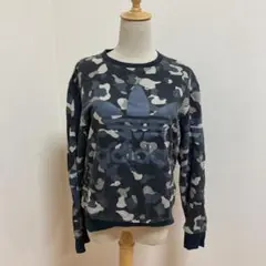 adidas カモフラージュ柄 カットソー Sサイズ
