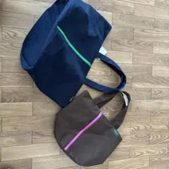 未使用タグ付タリーズコーヒー円柱型トートバッグ2個セット