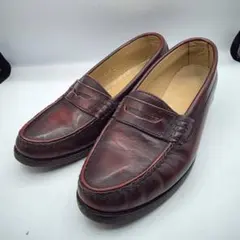 リーガル/REGAL コインローファー ブラウン レザー 22.5cm