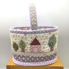 パッチワーク☆バスケット☆小物入れ☆ハンドメイド