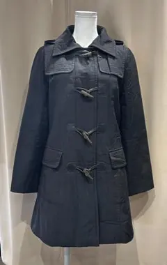 BURBERRY LONDON　バーバリー　ダッフルコート　レディース　38　黒