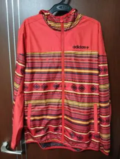 アディダスネオ★ ナイロンジャンパー ウインドブレーカー フード付きジャケット