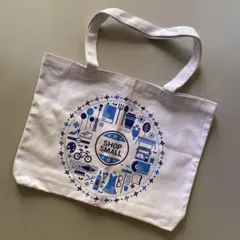 SHOP SMALL トートバッグ 白 JCB AMEX