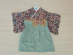 スウィートマミー　花柄着物スタイル ロンパース