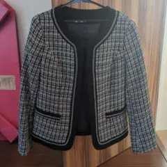 hushush テーラードジャケット 2 ブラック・ホワイト・ベージュ