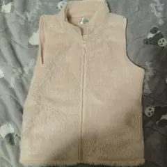 フリースジャケット ピンク 100cm