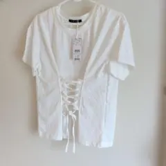 INGNI レースアップ Tシャツ Mサイズ ホワイト