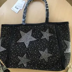 GUSCIO 星柄スタッズトートバッグ