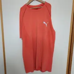 PUMA オレンジ 半袖Tシャツ Lサイズ