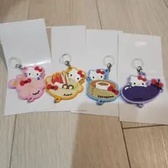 最終【4点セット】非売品　キティ ラバーマスコット(イオン ジモトデザイン)