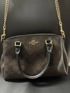 美品❗️COACH コーチ シグネチャー 2WAY ハンドバッグ ショルダーバッグ