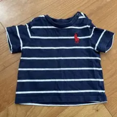 美品　Ralph Lauren ベビー ボーダー Tシャツ 6Mのサムネイル