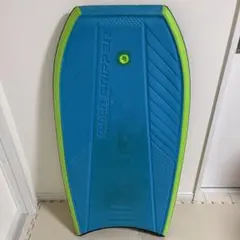 新品✨ Moreyボディボード無地イエロー 樹脂 波乗り海水浴 リーシュ