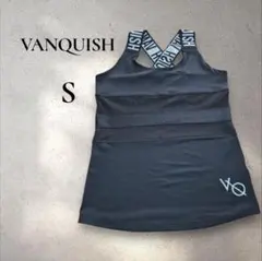VANQUISH タンクトップ ブラック S スポーツウェア ヨガ ピラティス
