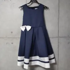 今冬最終値下げ美品 ドレス150 濃紺