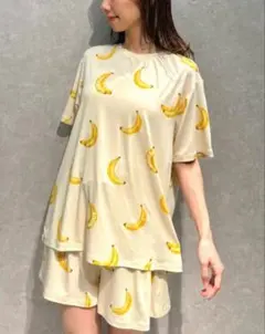 gelato pique　バナナ　パジャマ　半袖　半ズボン