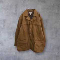 【k8961】J.CREW ダック地 チェックライナー ハンティングジャケット