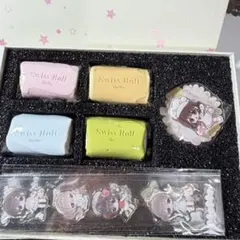 新品momoのほっこりスクイーズセット ミニロールケーキ4種 ギフトBox