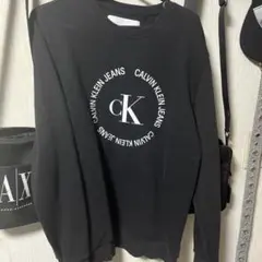 CALVIN KLEIN JEANS ブラック トレーナー