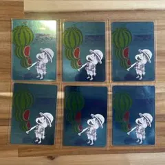 ナツコミ2026メタキラカード ONE PIECE ルフィ6-Card set - メルカリ
