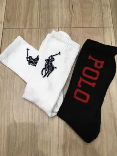 POLO ラルフローレン ソックス　 2足セット米国输出品